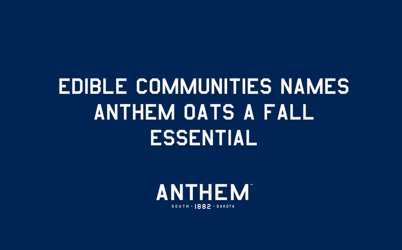 Anthem Oats Featured as a Fall Kitchen Essential