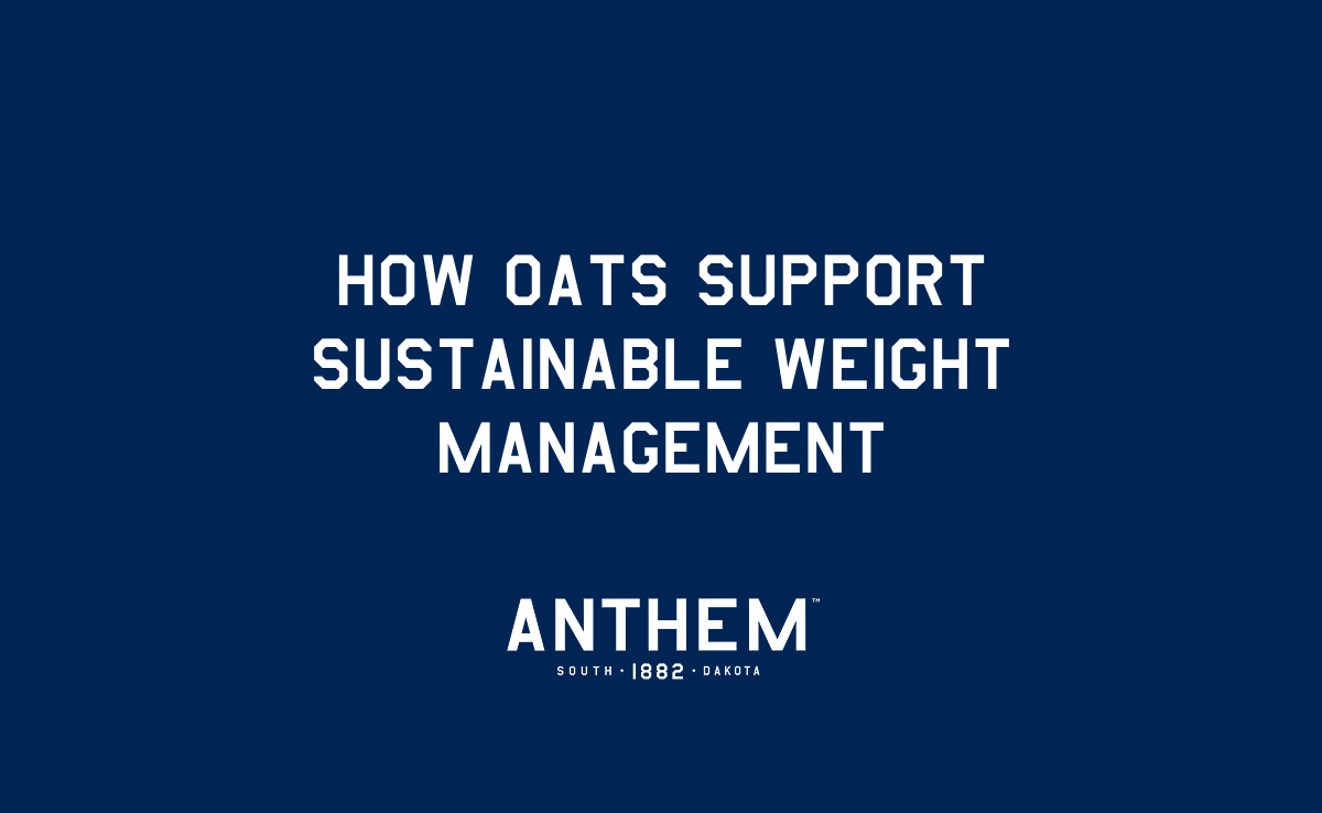 How Oats Support Sustainable Weight Management