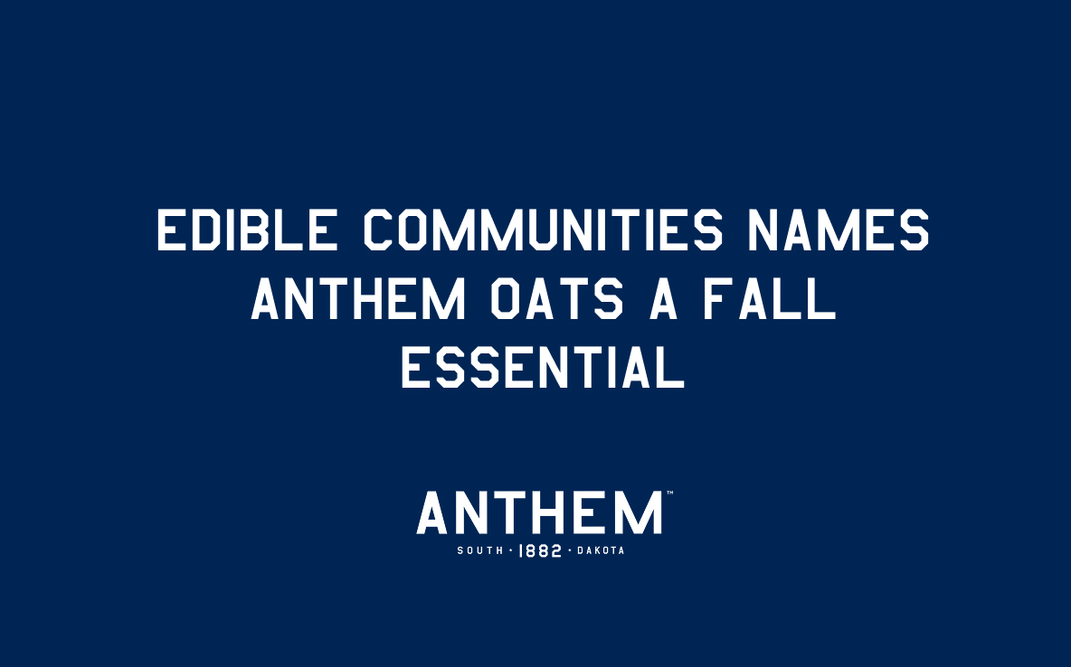 Anthem Oats Featured as a Fall Kitchen Essential