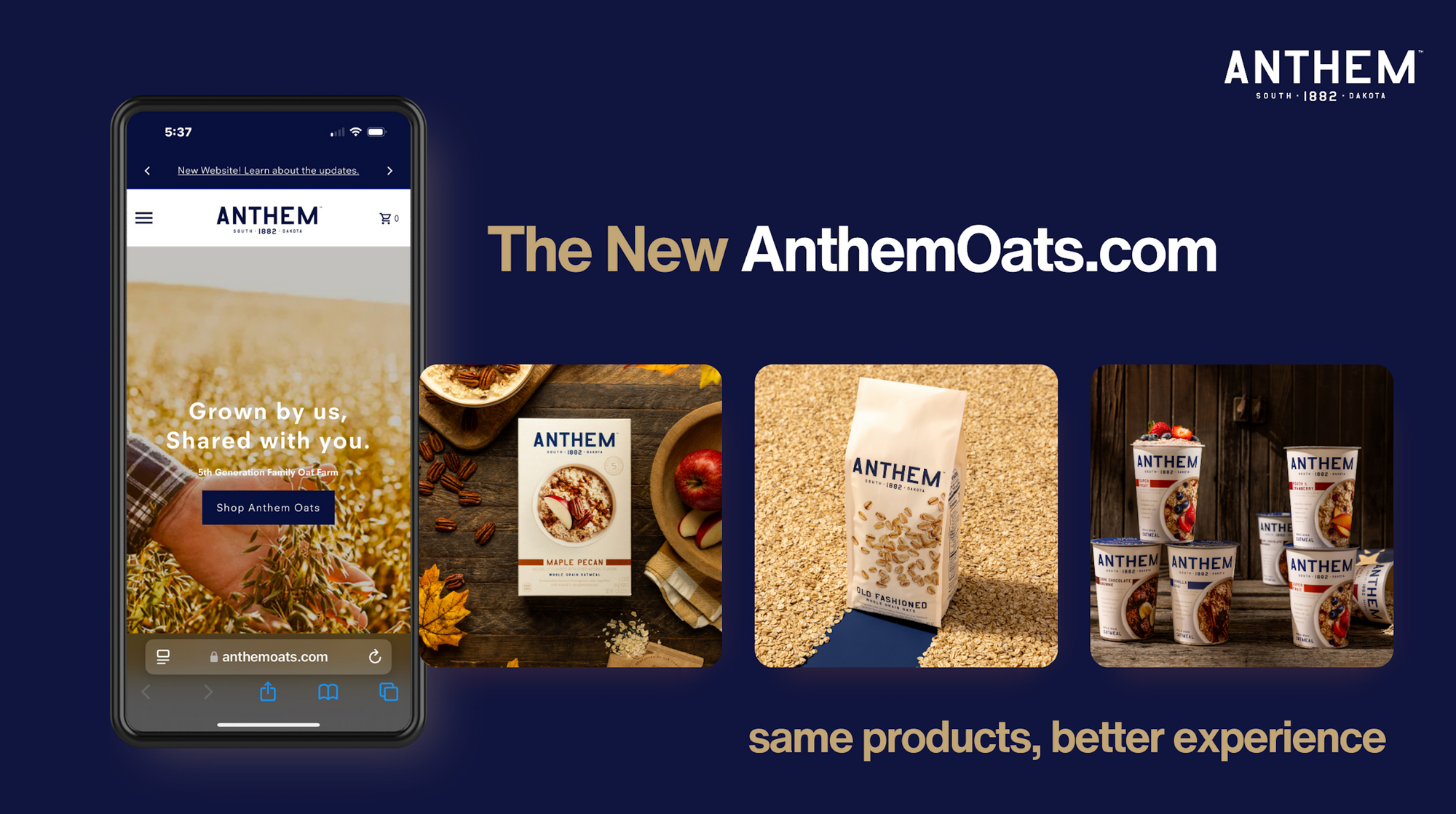 The New AnthemOats.com | Read Our Updates